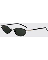 McQueen - Am0563S Acetate And Metal Sunglasses - Lyst