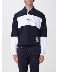 DSquared² - Cotton Rugby Polo Shirt With Logo - Lyst