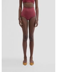 MACCAPANI - Stretch Jersey Culotte Shorts - Lyst