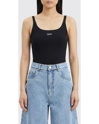 Off-White c/o Virgil Abloh - Basic Cotton Tank Top - Lyst