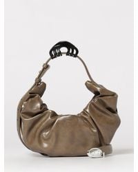 DIESEL - Grab-D Ruched Faux Leather Bag - Lyst