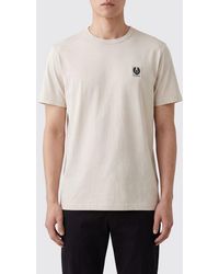 Belstaff - Cotton T-Shirt With Logo - Lyst