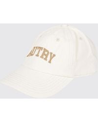 Autry - Ribbed Wool Beanie Hat With Turn-Up Cuff And Contrast Logo - Lyst