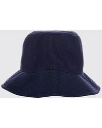 A.P.C. - Frgmt X Collaboration Denim Bucket Hat With Logo - Lyst
