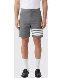 Thom Browne - Slim Fit Viscose Blend Shorts - Lyst