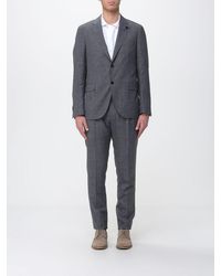 Lardini - Single-Breasted Wool And Silk Suit - Lyst