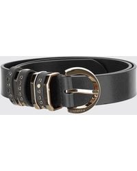Pinko - Leather Belt With Mini Studs - Lyst