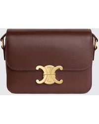 Celine - Bolso Teen Triomphe De Piel De Becerro Brillante - Lyst