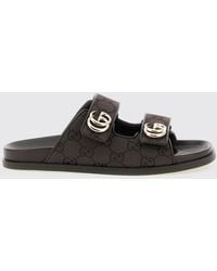 Gucci - Sandale Aus Canvas Mit Gg Jacquard-Monogramm - Lyst
