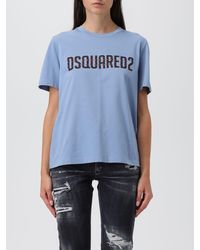 DSquared² - Cotton T-shirt With Printed Logo - Lyst