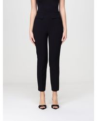 Elisabetta Franchi - Crepe Cropped Trousers - Lyst