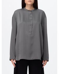 Emporio Armani - Classic Crêpe Shirt - Lyst