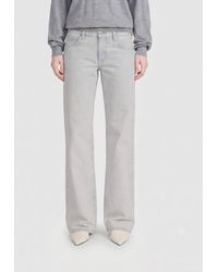 FRAME - The Saturday High-Waist Wide-Leg Jeans - Lyst