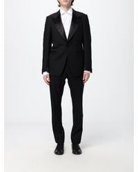 Tom Ford - Slim Fit Wool Tuxedo With Offset Closure And Peak Lapels - Lyst