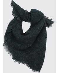 Faliero Sarti - Pure Wool Scarf With Fringed Trims - Lyst