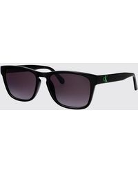 Calvin Klein - Aviator Sunglasses - Lyst