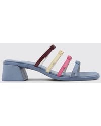 Camper - Twins Leather Sandals - Lyst