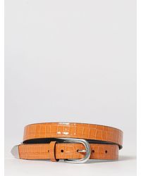 Paul Smith - Crocodile Print Leather Belt - Lyst