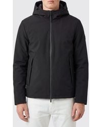 People Of Shibuya - Padded Hooded Windbreaker Jacket With Zip Pockets - Lyst