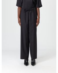 TOTEME - Wool Drawstring Trousers - Lyst