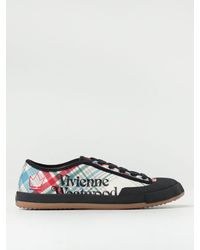 Vivienne Westwood - Sneakers Anymal Gym in canvas con motivo tartan jacquard - Lyst