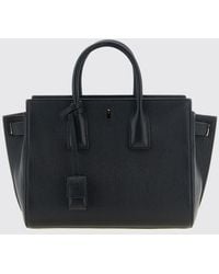 Saint Laurent - Sac De Jour Grained Sheepskin Leather Handbag With Padlock - Lyst
