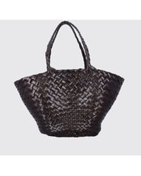 Dragon Diffusion - Egola Handtasche Aus Geflochtenem Leder Mit Doppeltem Griff - Lyst