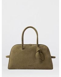 Jacquemus - Le Turismo Tasche Aus Wildleder Und Geflochtenem Leder - Lyst