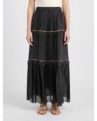 Isabel Marant - Cotton Polka Dot Skirt - Lyst