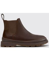 Camper - Brutus+ Calfskin Chelsea Boots With Lug Sole - Lyst