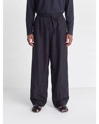 Lemaire - Viscose Drawstring Trousers - Lyst