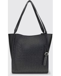 Bottega Veneta - Woven Leather Corriere Bag - Lyst