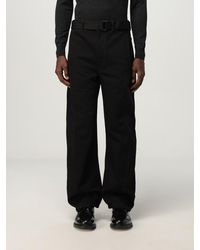 Lemaire - Cotton Trousers - Lyst