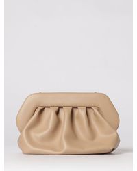 THEMOIRÈ - Themoir&Egrave Draped Vegan Leather Bios Clutch Themoiré - Lyst