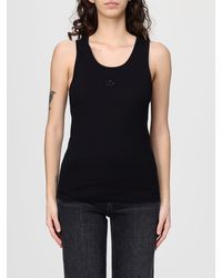 Dolce & Gabbana - Dolce &Amp Gabbana Cotton Tank Top With Logo - Lyst