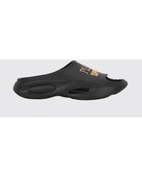 Philipp Plein - Rubber Slide Sandals With Printed Logo - Lyst