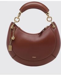 Chloé - Chlo&Eacute Banana Smooth Calfskin Handbag With Rigid Handle - Lyst