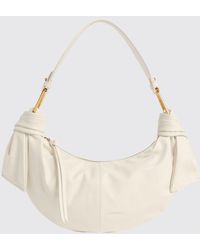 Coccinelle - Furoshiki Small Ruched Leather Bag - Lyst