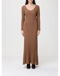 Fabiana Filippi - Long Cotton Knit Dress - Lyst
