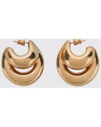 Panconesi - Blow Up 18Kt-Plated Brass Dangle Earrings - Lyst