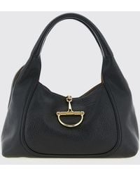Gucci - Softbit Grained Leather Bag - Lyst