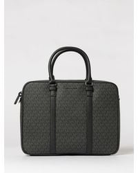 Michael Kors - Bolso De Trabajo Hudson De Algodón Revestido Con Monograma Mk Estampado - Lyst