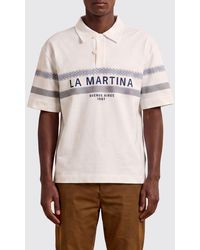 La Martina - Polo De Algodón Con Logo - Lyst