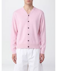 Jacquemus - Slim Fit Cotton Cardigan With V-Neck And Ribbed Edges - Lyst