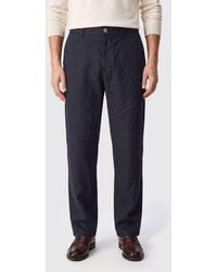 Stone Island - Slim Fit Wool And Cotton Blend Jogging Trousers With Belt Loops - Lyst