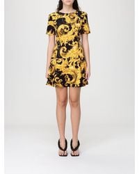Versace Jeans Couture - Dress With 'Barocco' Pattern - Lyst