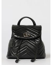 Gucci - Gg Marmont Chevron Quilted Nappa Backpack - Lyst