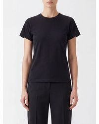 The Row - Cotton Crewneck Short-Sleeve T-Shirt - Lyst