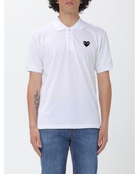 Comme des Garçons - Comme Des Gar&Ccedil	Ons Cotton Polo Shirt With Logo - Lyst