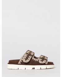Mou - Bio Suede Sandal - Lyst